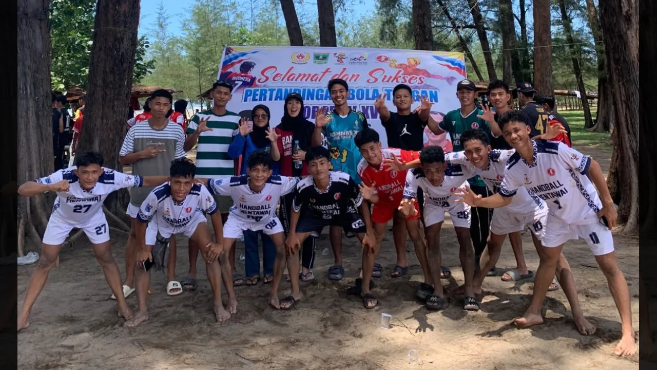 kontingen Cabor Handball Mentawai